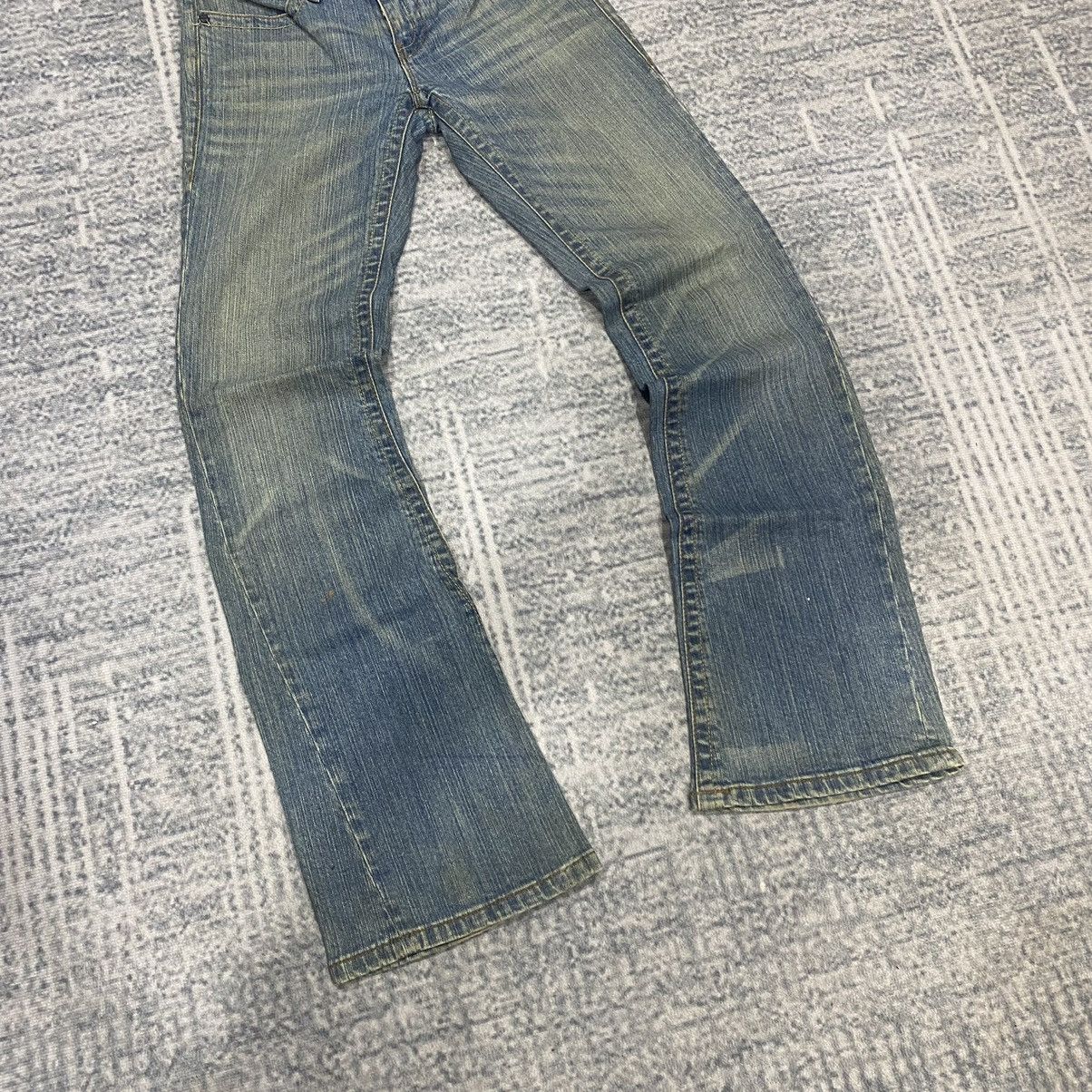 Hysteric Glamour × Japanese Brand × Le Grande Bleu (L.G.B.) Flare☠️BCBGMAXAZRIA Mud Wash Bootcut Punk Cowboy Vintage Size US 30 / EU 46 - 3 Thumbnail