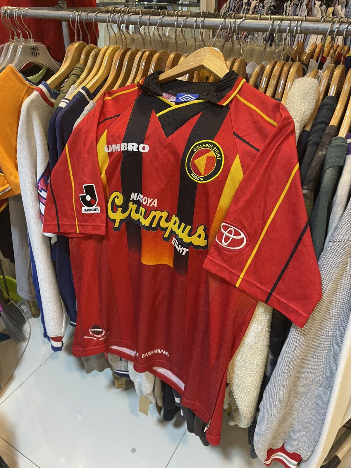 Umbro Vintage 1996-1997 Nagova Grampus Home Kit Size US L / EU 52-54 / 3 - 1 Thumbnail