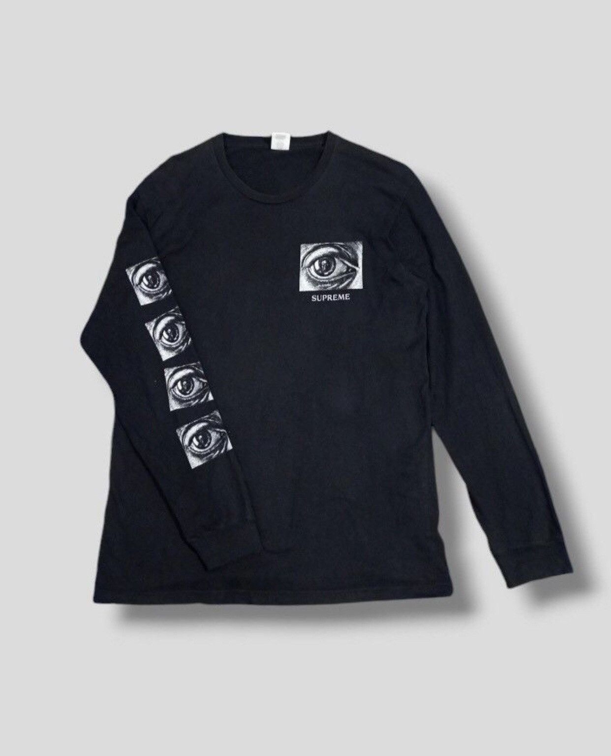Supreme Supreme Print Eye Skull Long Sleeve T- Shirt (2