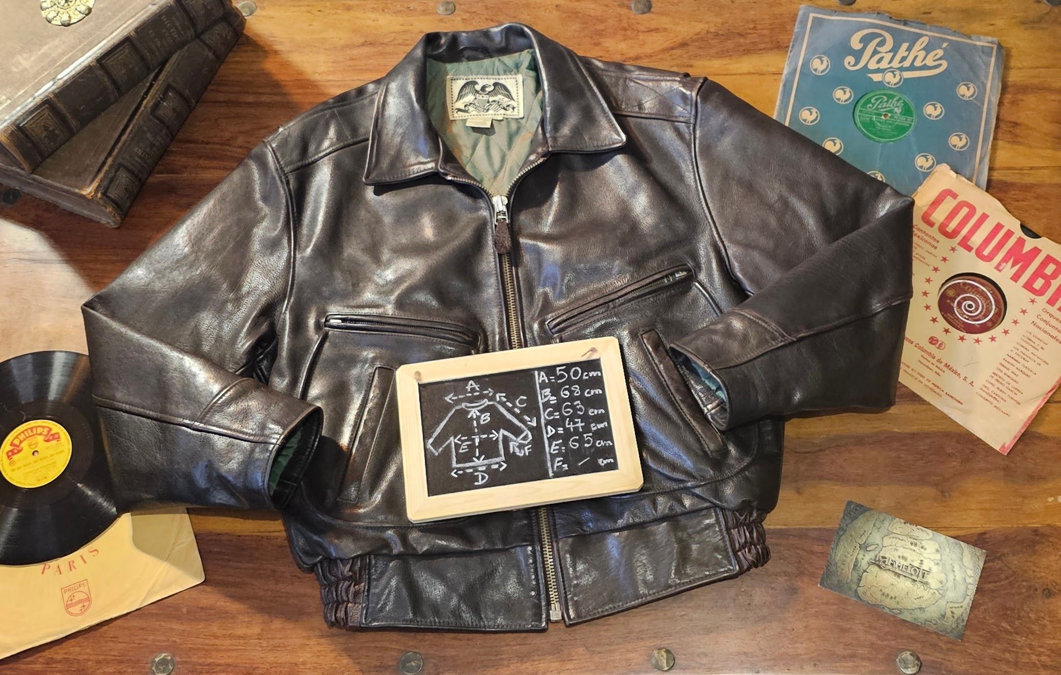 Avirex A-2 Flight Jacket – Vintage Leather 80s-90s – Rare