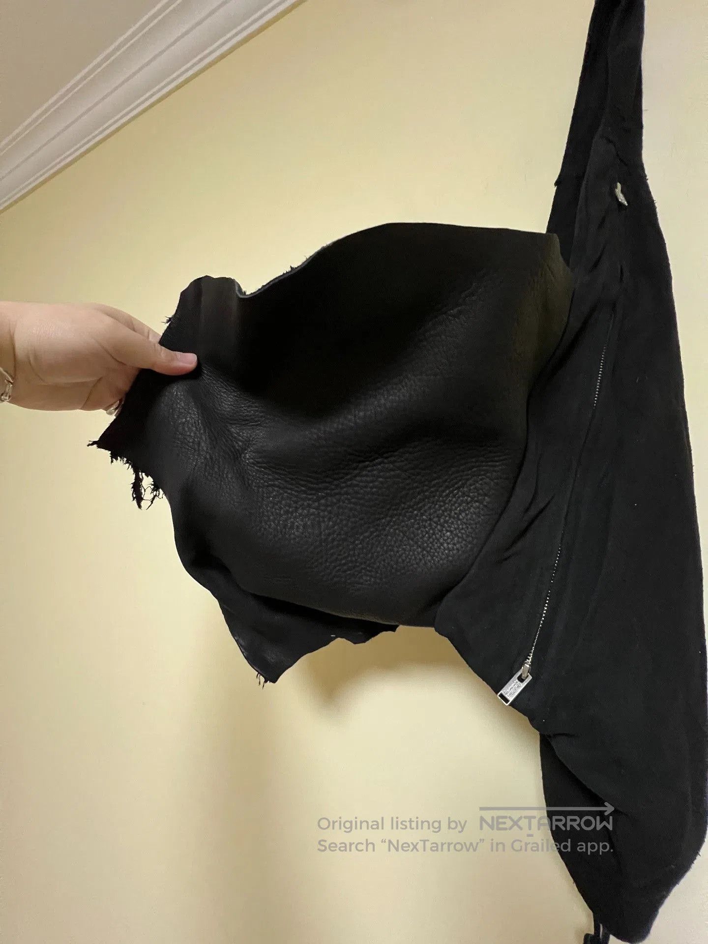Jun Takahashi UNDERCOVER Jun Takahashi Black Suede Deer Bag. Size ONE SIZE - 5 Thumbnail