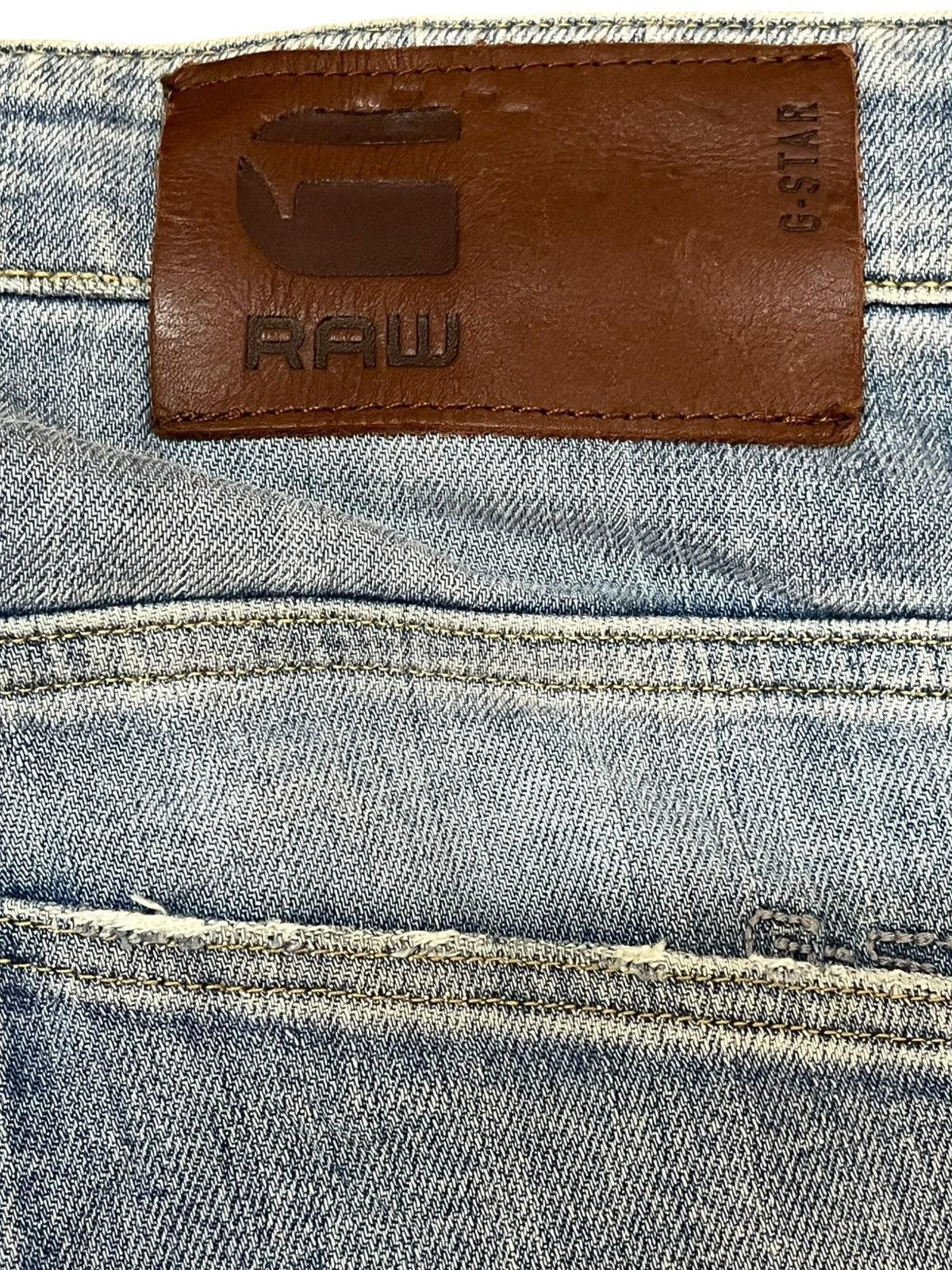 G-Star Vintage G-Star Faded Grunge Denim Size US 31 - 8 Thumbnail