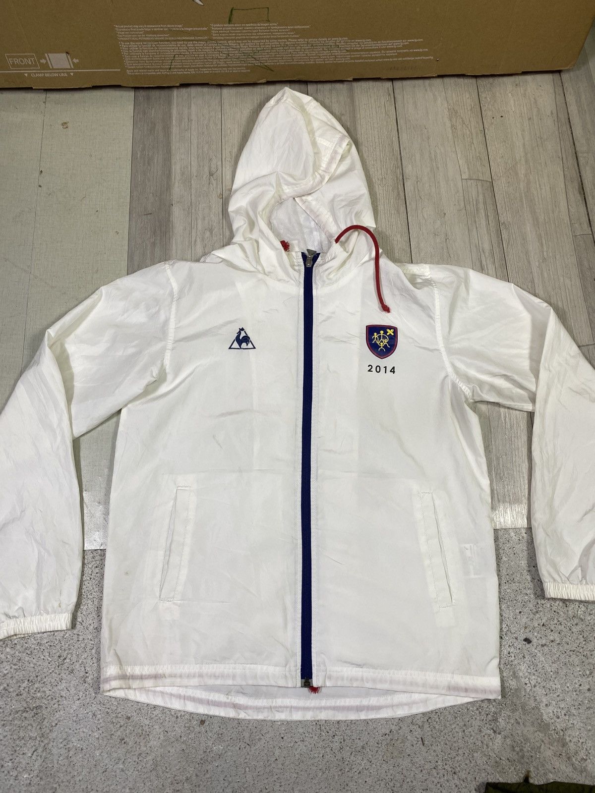 Le Coq Sportif Vintage le coq sportif weater windbreaker hoodie Size US L / EU 52-54 / 3 - 1 Thumbnail