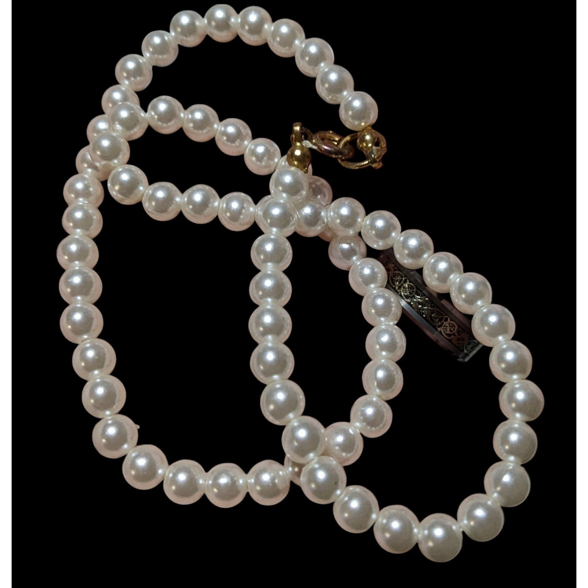 Other Casual White Faux Pearl Beaded Necklace Size ONE SIZE - 3 Thumbnail