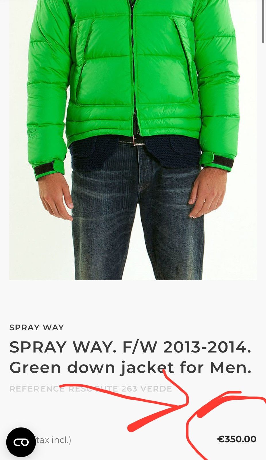 Mountain Hardwear Men`s SPRAYWAY RESOLUTE 263 DOWN PADDED THERMAL PUFFER XL Size US XL / EU 56 / 4 - 3 Thumbnail