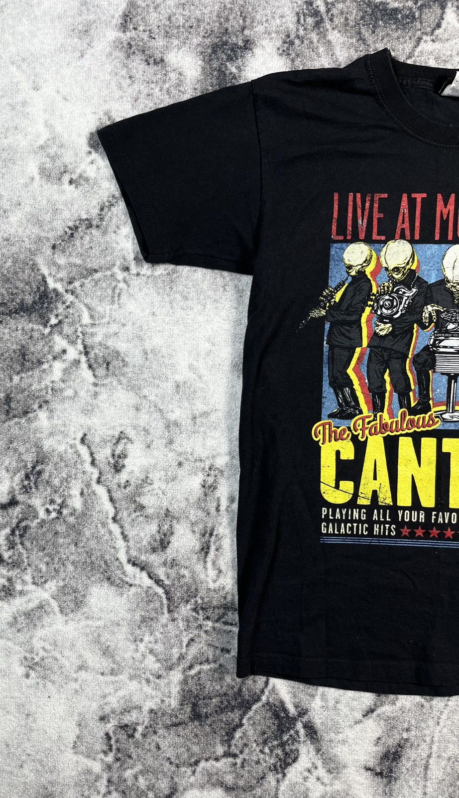 Star Wars Star Wars Cantina Band T Shirt Black S Graphic Tee Size US S / EU 44-46 / 1 - 2 Thumbnail