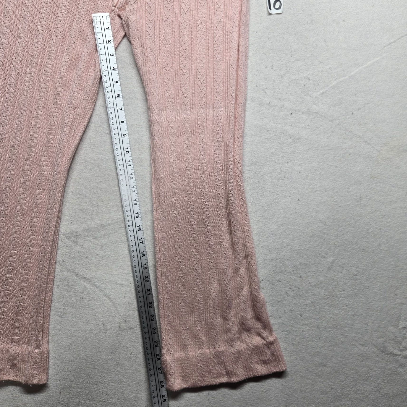 Old Navy Old Navy Pink Waffle Knit Lounge Joggers Pants Adult Women's L Large Size 36" / US 14 / IT 50 - 7 Thumbnail