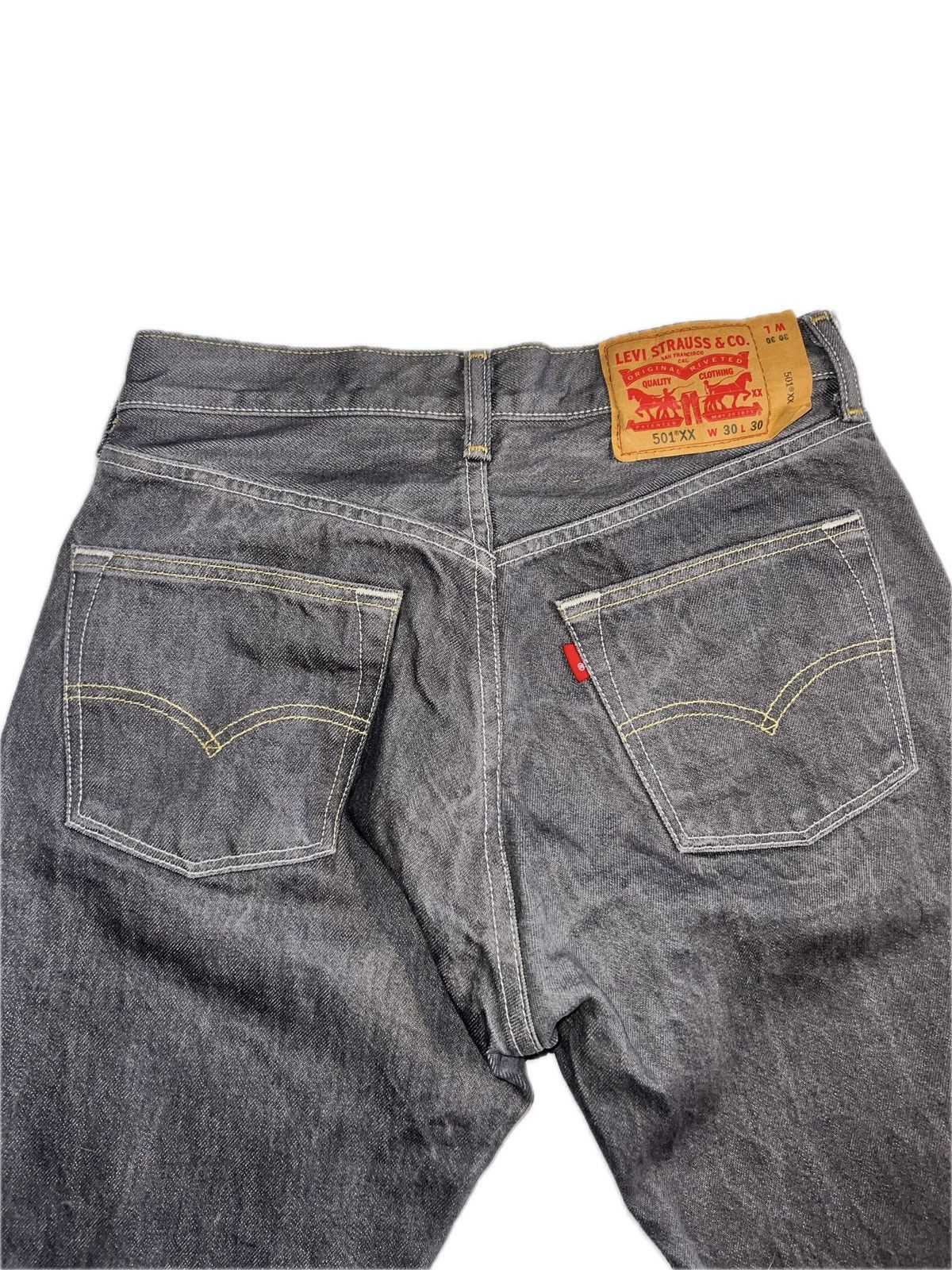 Levi's × Levi's Vintage Clothing Levi’s 501XX Denim Grey Size US 30 / EU 46 - 3 Thumbnail