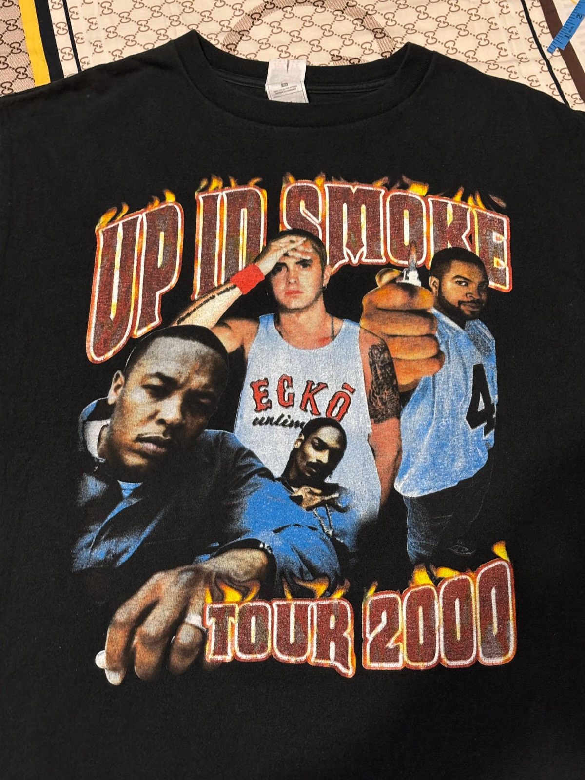 Rap Tees Vintage Up In Smoke Tour Rap Tee 2000 Black XL Size US XL / EU 56 / 4 - 4 Thumbnail