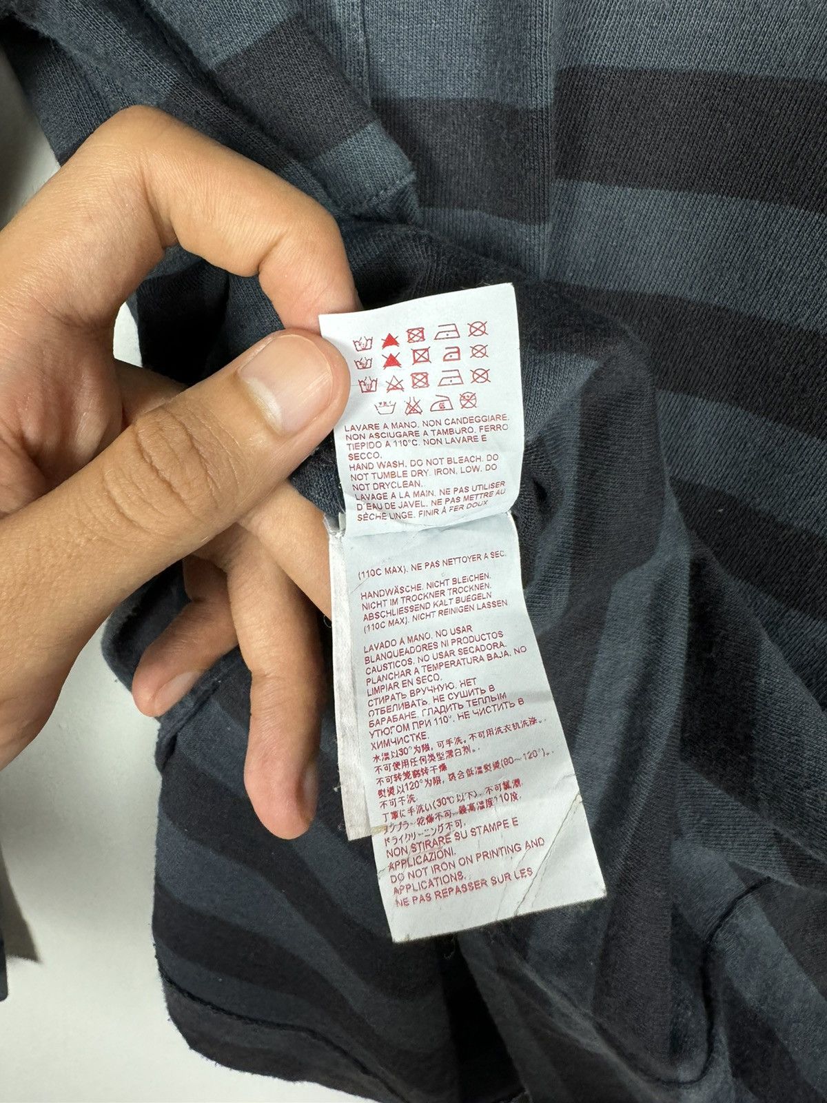 Marni Marni Stripe Pocket L/S Tee Size US S / EU 44-46 / 1 - 7 Thumbnail