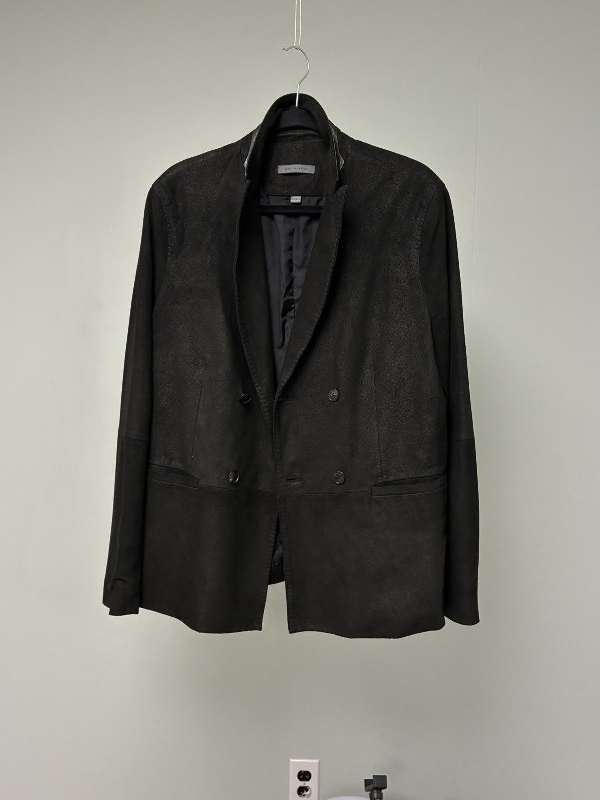 John Varvatos $1998 Distressed goatskin Jacket EU 48 USA 38 Size US M / EU 48-50 / 2 - 11 Thumbnail