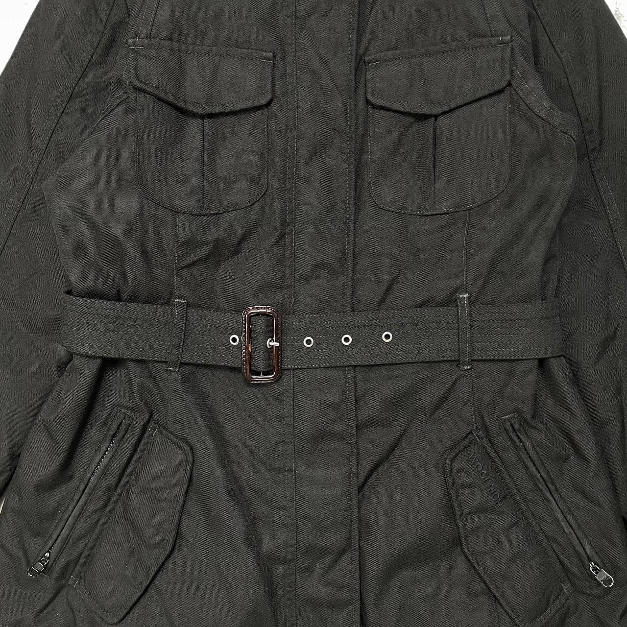 Woolrich Woolen Mills Woolrich Thermolite Collar Belted Jacket Women’s Black Sz M Size M / US 6-8 / IT 42-44 - 5 Thumbnail