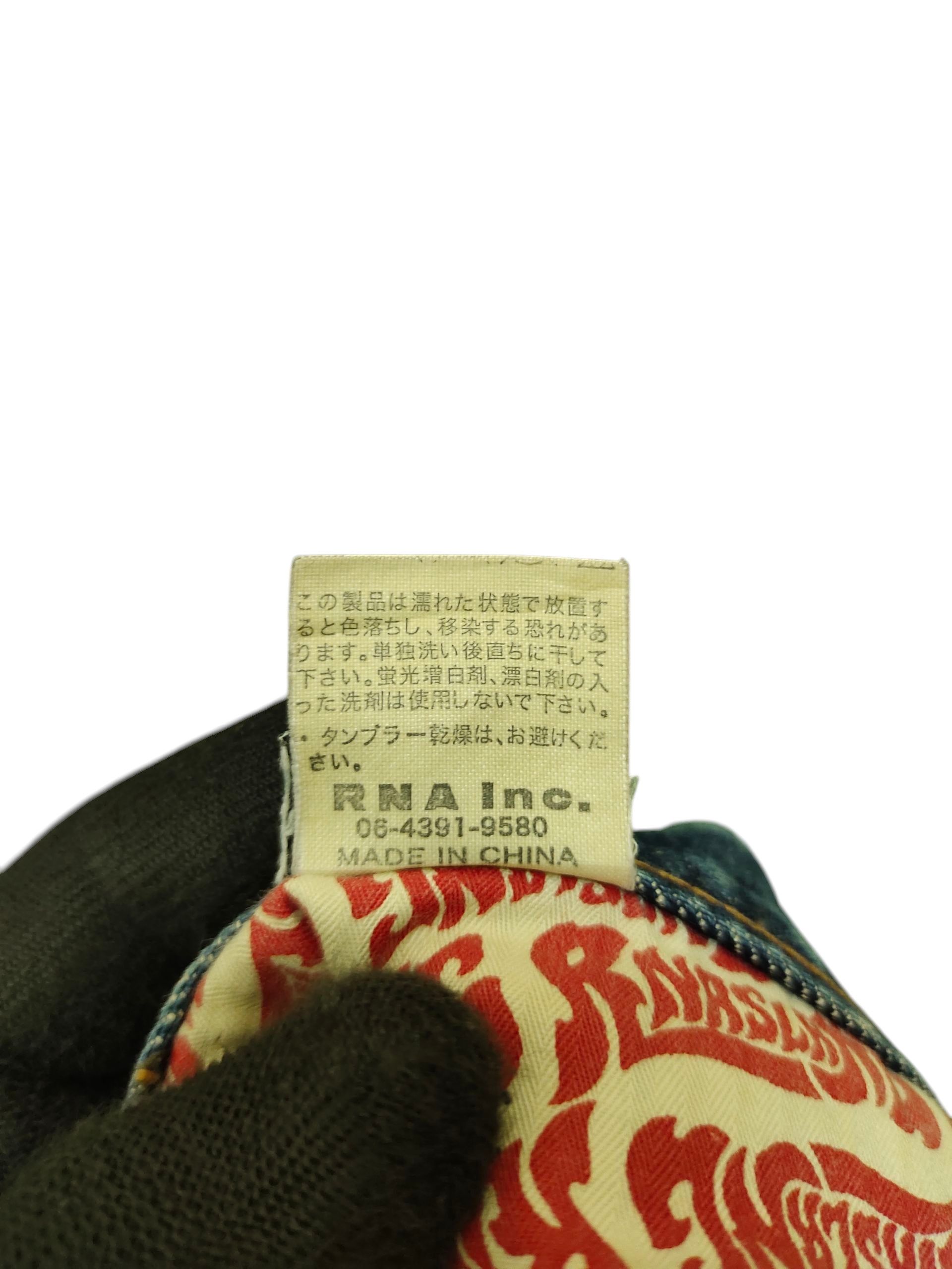 Comme des Garcons × Undercover Rna Slang Japan Rusty Clawmark Distress Faded Denim Jeans Size US 30 / EU 46 - 15 Thumbnail