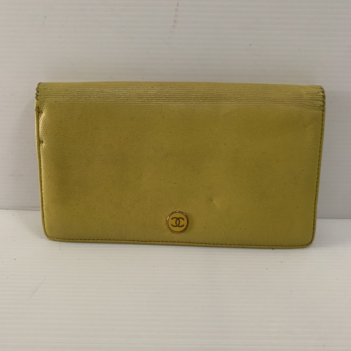 Chanel Chanel Leather Yellow Long Wallet Size ONE SIZE - 3 Thumbnail