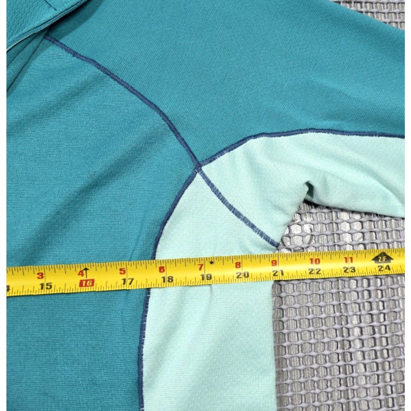 Patagonia Patagonia Capilene 3 Midweight Base Layer Womens XL 1/2 Zip Long Sleeve Teal Green Size XL / US 12-14 / IT 48-50 - 7 Thumbnail