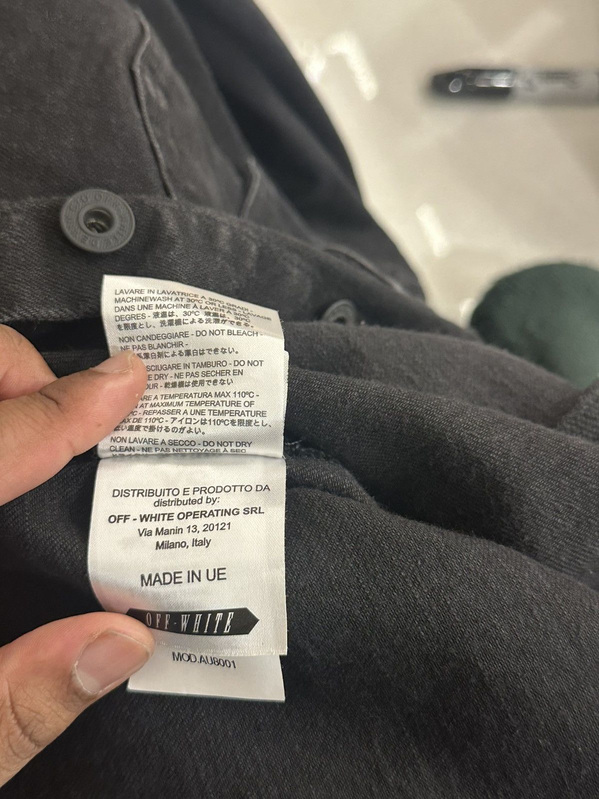 Off-White Off White OG Denim Eagle Jacket Size US XS / EU 42 / 0 - 6 Thumbnail