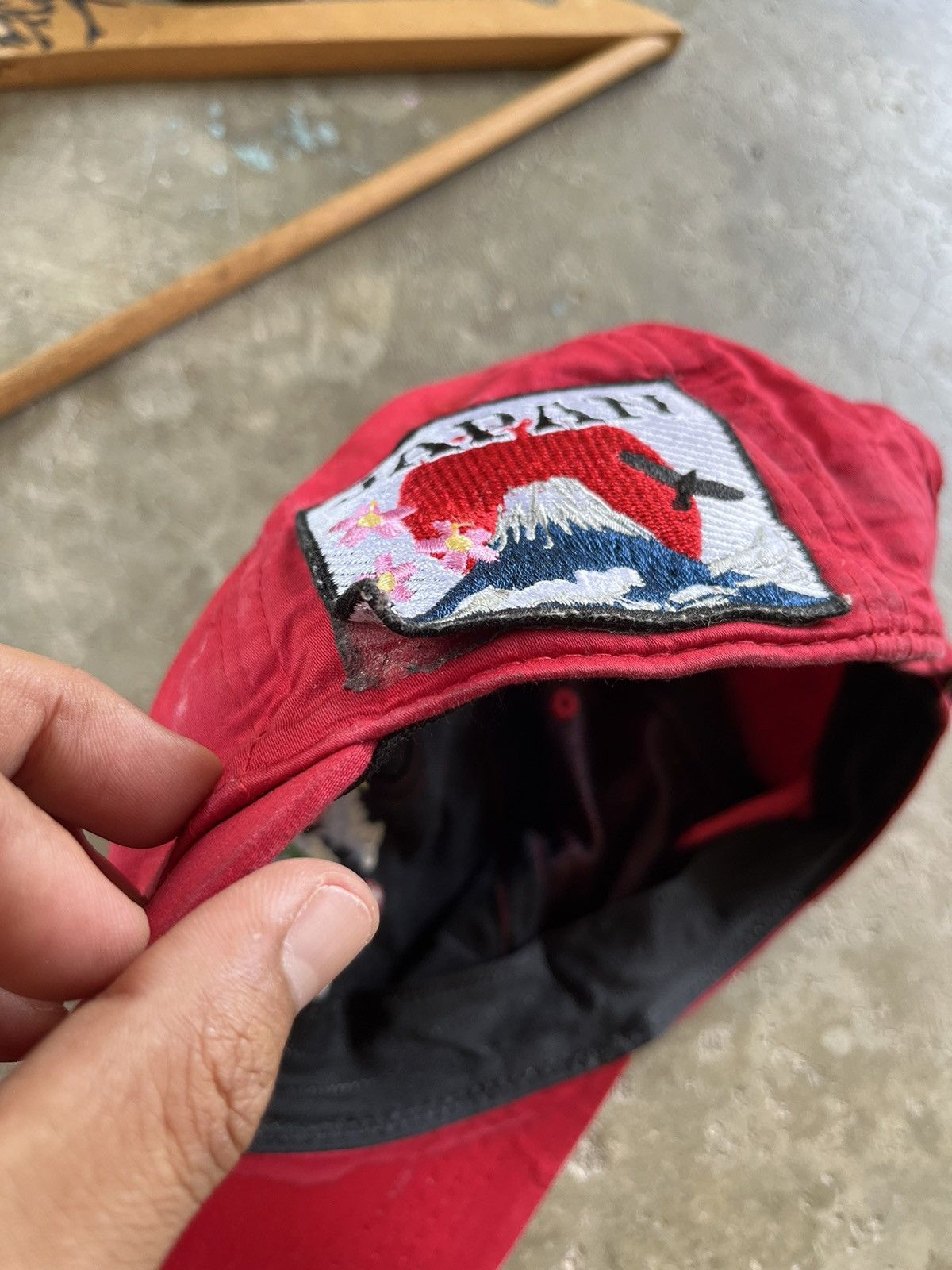 Japanese Brand × Vintage 🔥Vintage Sukajan Souvenirs Embroidered Cap Japan Size ONE SIZE - 7 Thumbnail