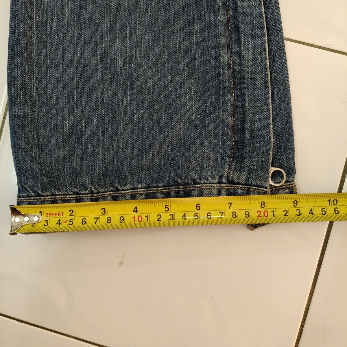 Express Vintage Y2K Express Bush Pant Flare Denim Zip Ankle Size US 29 - 13 Thumbnail