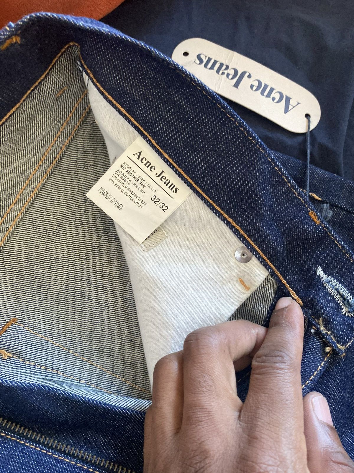 Acne Studios Acne Studios Raw Denim Jeans 32/32 – Big Mother Size US 32 / EU 48 - 2 Thumbnail