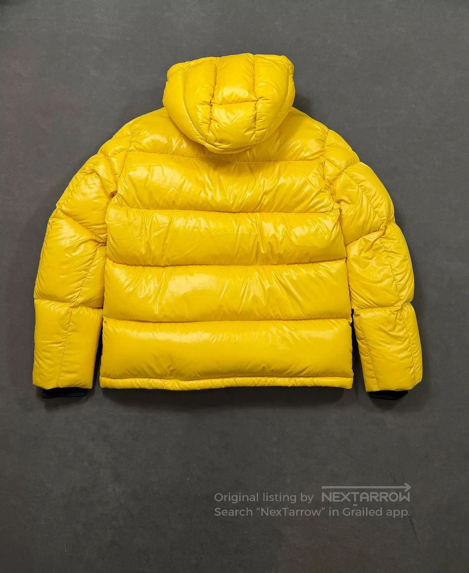 Moncler Moncler Guitry Asymmetric Hooded Down Jacket. Size US XL / EU 56 / 4 - 3 Thumbnail
