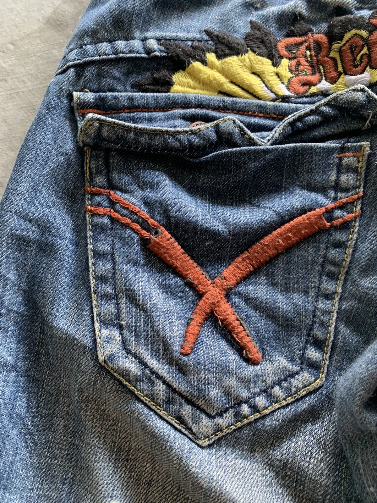 Hysteric Glamour × Japanese Brand × Vintage flare vintage y2k red pepper patchwork western style Size 30" / US 8 / IT 44 - 17 Thumbnail