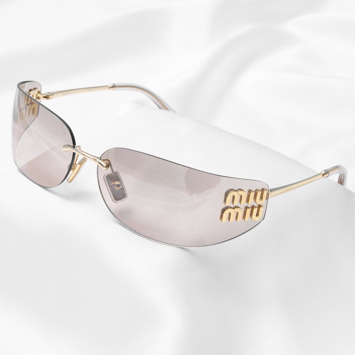 Miu Miu MIU MIU 0MU A51S 5AK20P SUNGLASSES Size ONE SIZE - 2 Thumbnail