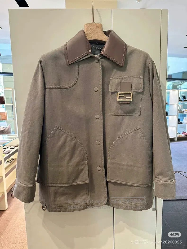 Fendi Fendi 23 Spring Patchwork Leather Multi-pocket Puffer Jack Size XS / US 0-2 / IT 36-38 - 7 Thumbnail