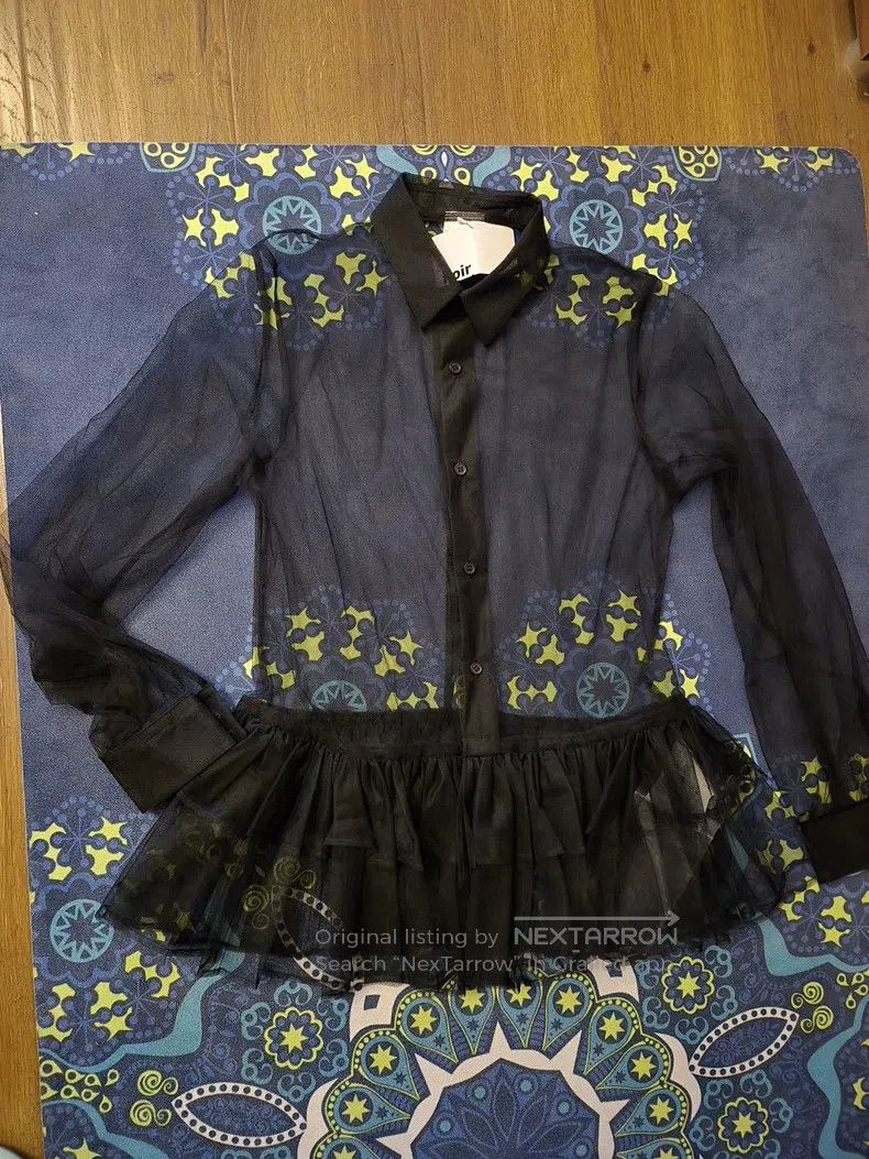 Comme des Garcons Comme Des Garcons Mesh Black Shirt Size S / US 4 / IT 40 - 1 Thumbnail