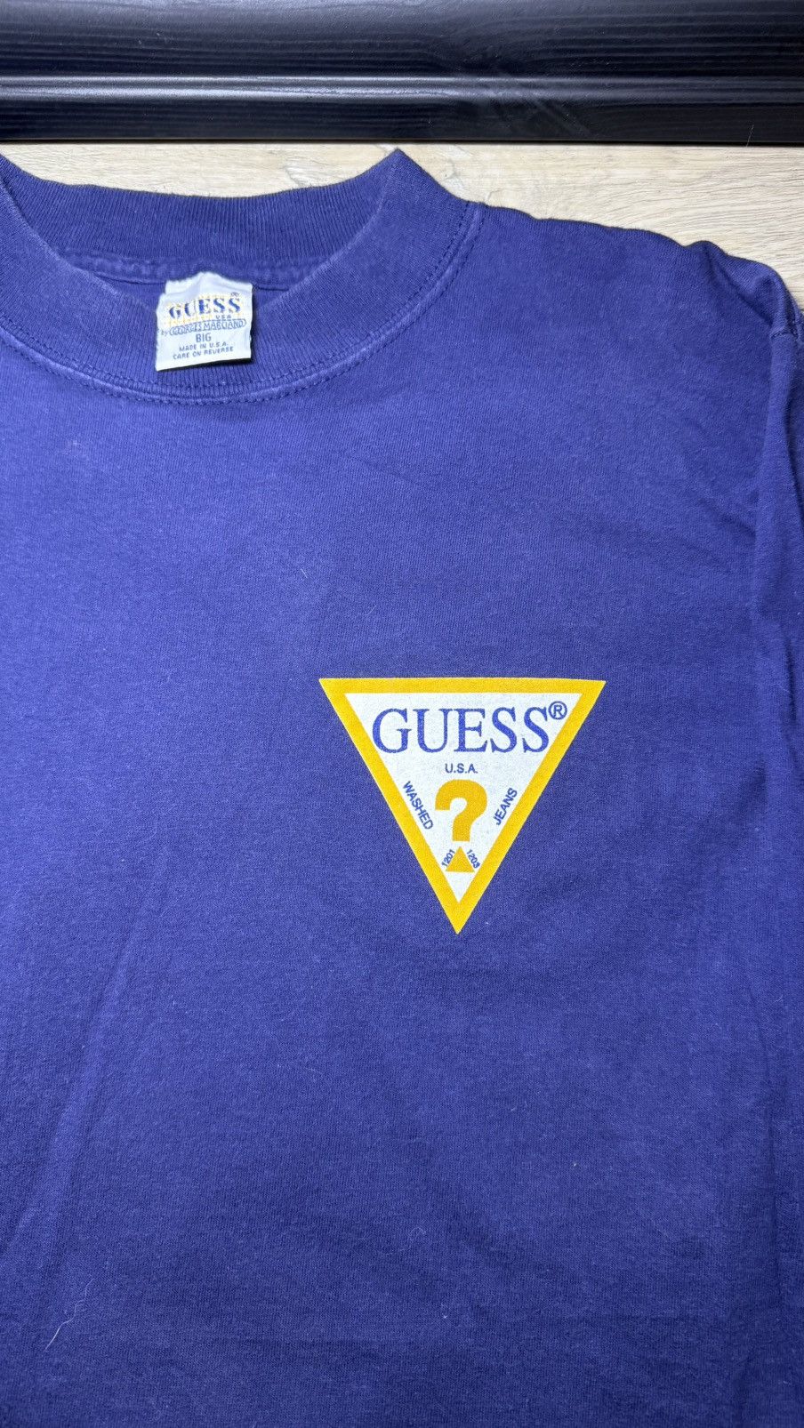 Guess Vintage / Y2K New 1990s Guess Big Question Mark LogoSpellOut Size US M / EU 48-50 / 2 - 6 Thumbnail