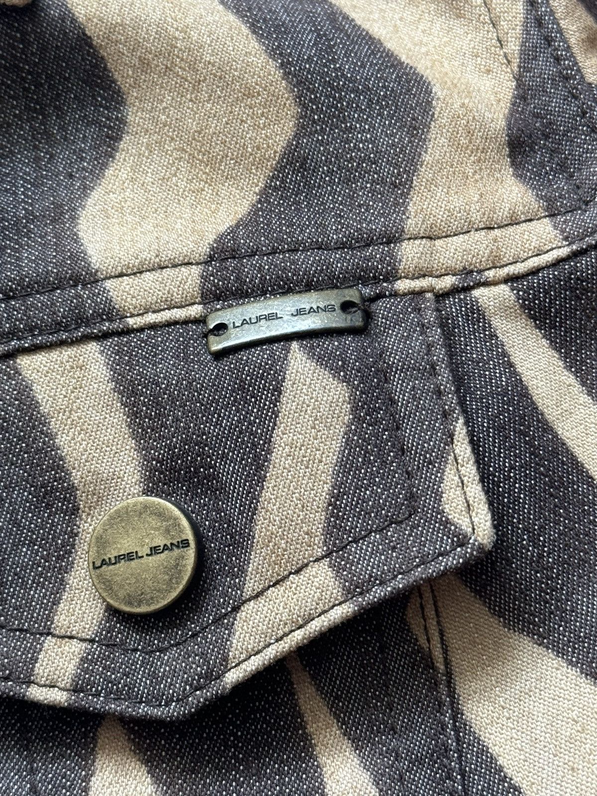Escada × Escada Sport Lauren by Escada 36 all printed leopard brown jacket denim Size S / US 4 / IT 40 - 8 Thumbnail