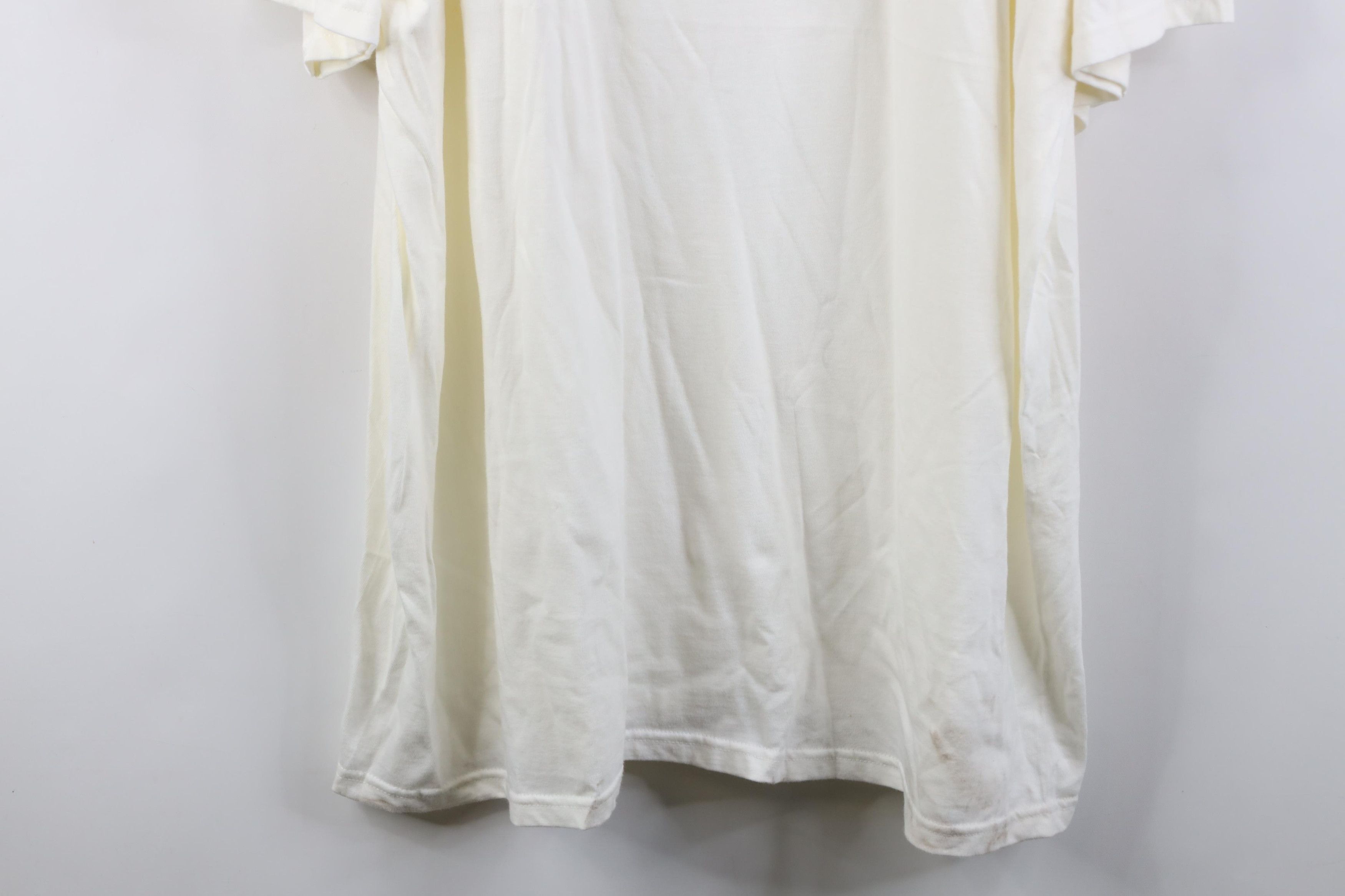 Marithe + Francois Girbaud Deadstock Vintage 90s Marithe Francois Girbaud Raw T-Shirt Size US XXL / EU 58 / 5 - 3 Thumbnail