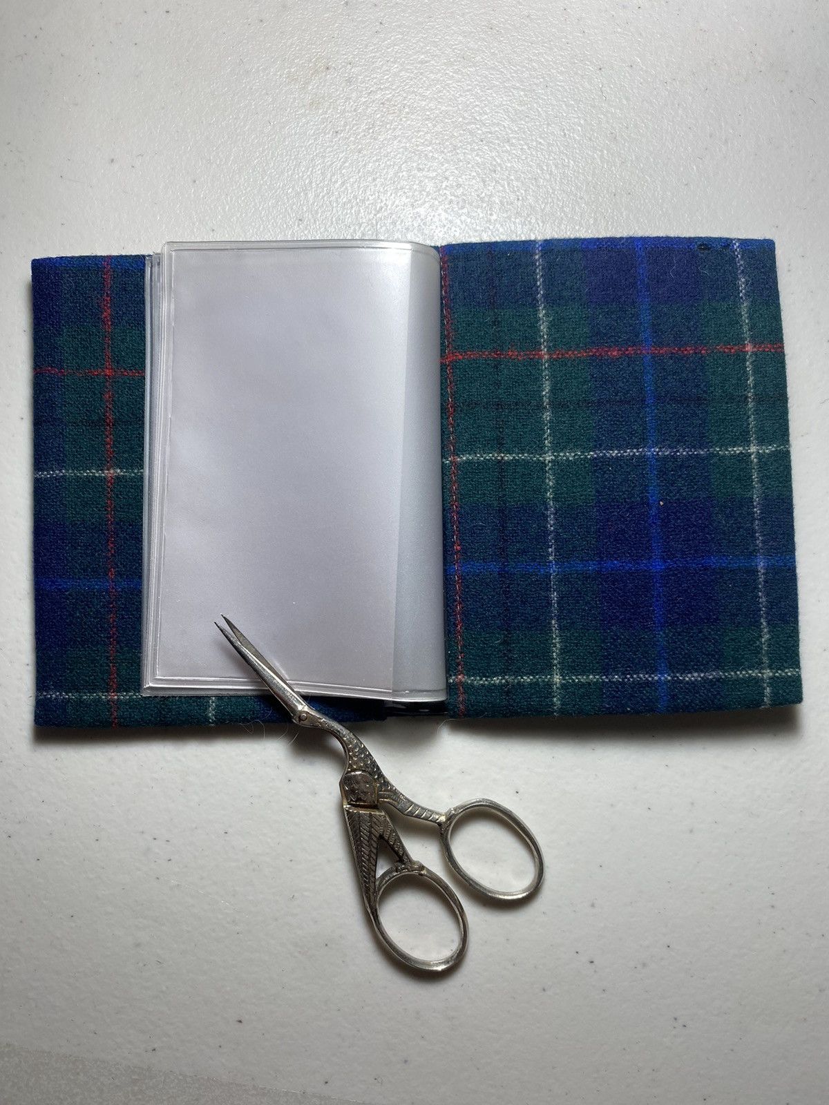 Pendleton Pendleton Wool Tartan Red Plaid Business Card Holder Wallet Size ONE SIZE - 6 Thumbnail