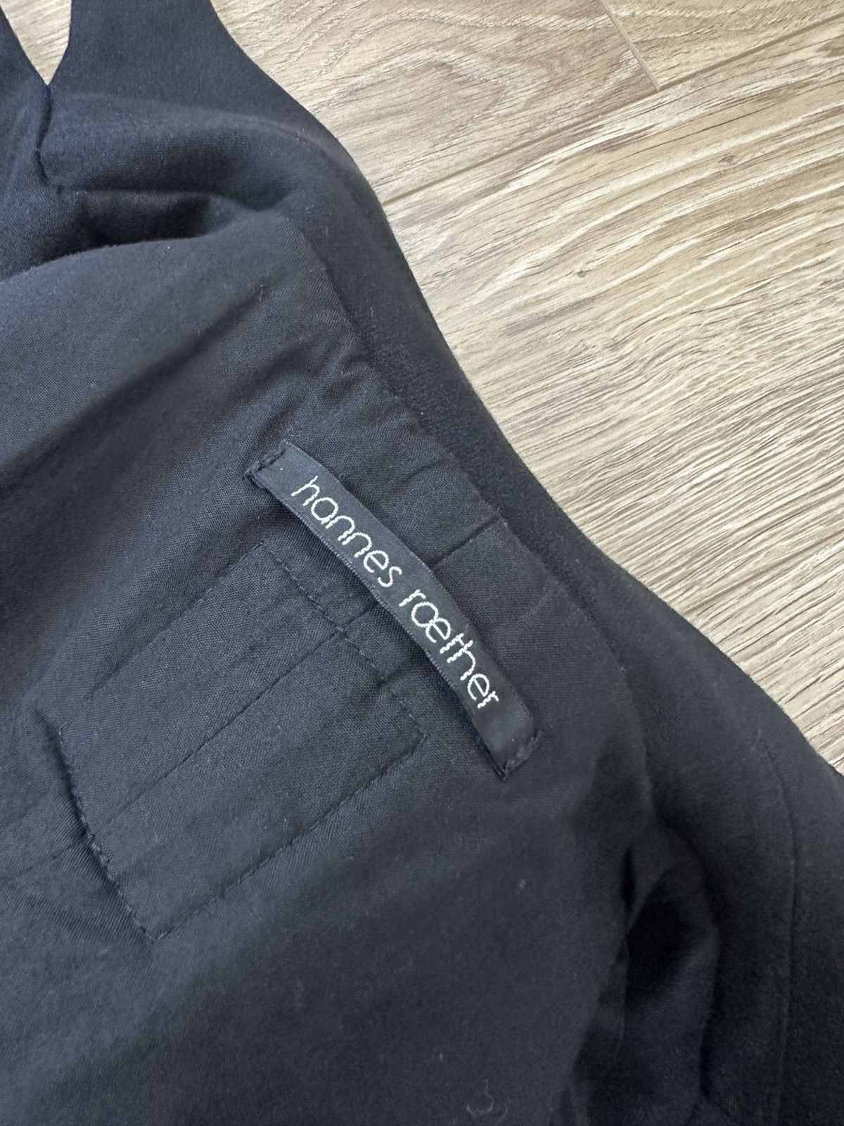 hannes roether Hannes Roether Men's Cotton Coat Jacket Size L/M Black Size US L / EU 52-54 / 3 - 13 Thumbnail
