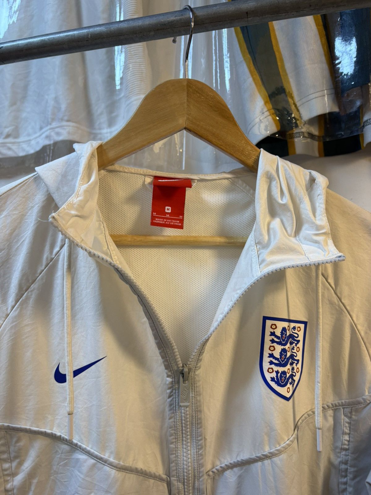 Nike England Football Team Windbreaker Jacket Size US M / EU 48-50 / 2 - 8 Thumbnail