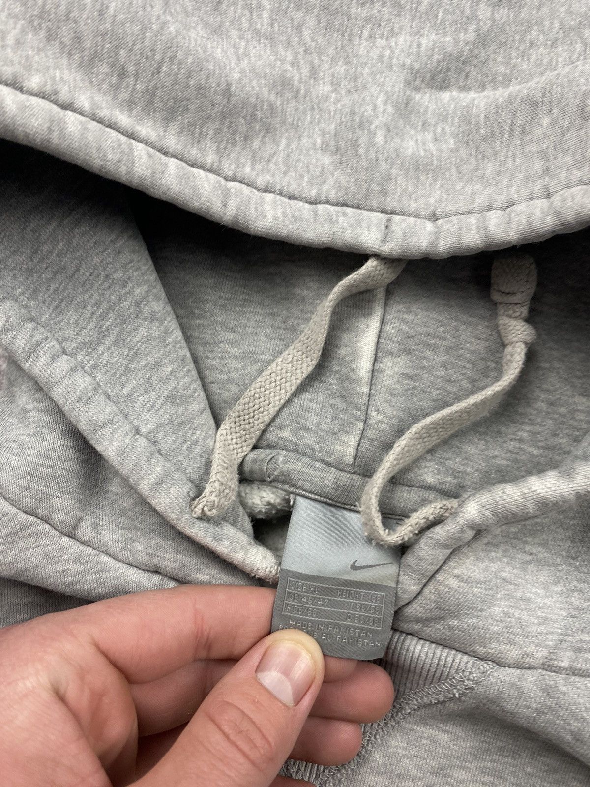Nike × Vintage USA VINTAGE NIKE DISTRESSED THRASHED BAGGY HOODIE CREWNECK Size US XL / EU 56 / 4 - 8 Thumbnail