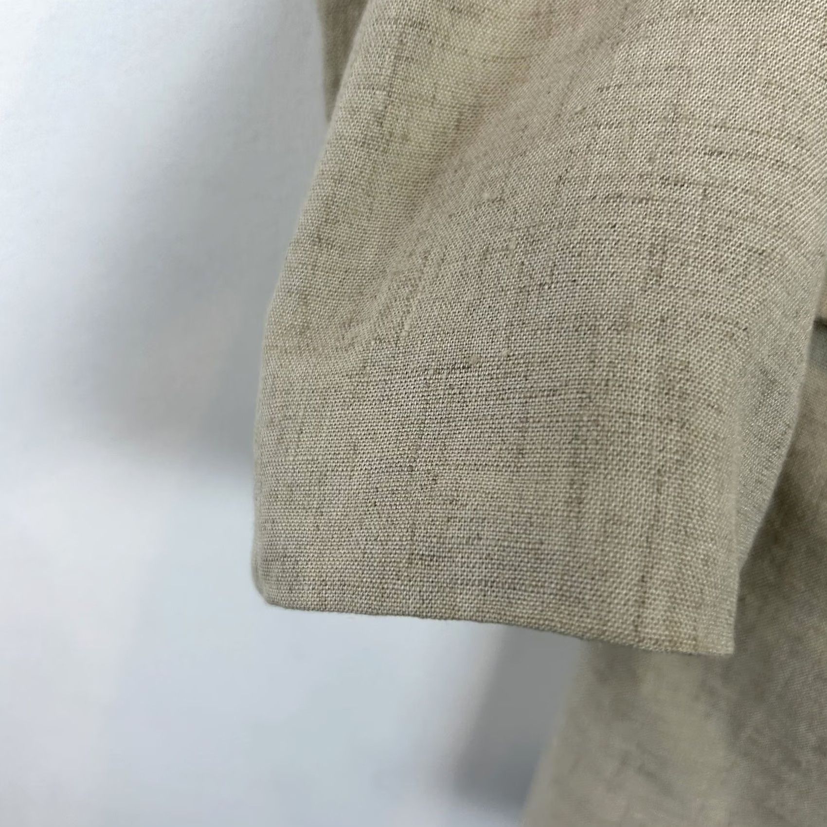 Pendleton Pendleton Blazer Womens M Ivory Linen Wool Lining Blazer USA Shoulder Pads Vintage No (Flaw) Size M / US 6-8 / IT 42-44 - 6 Thumbnail