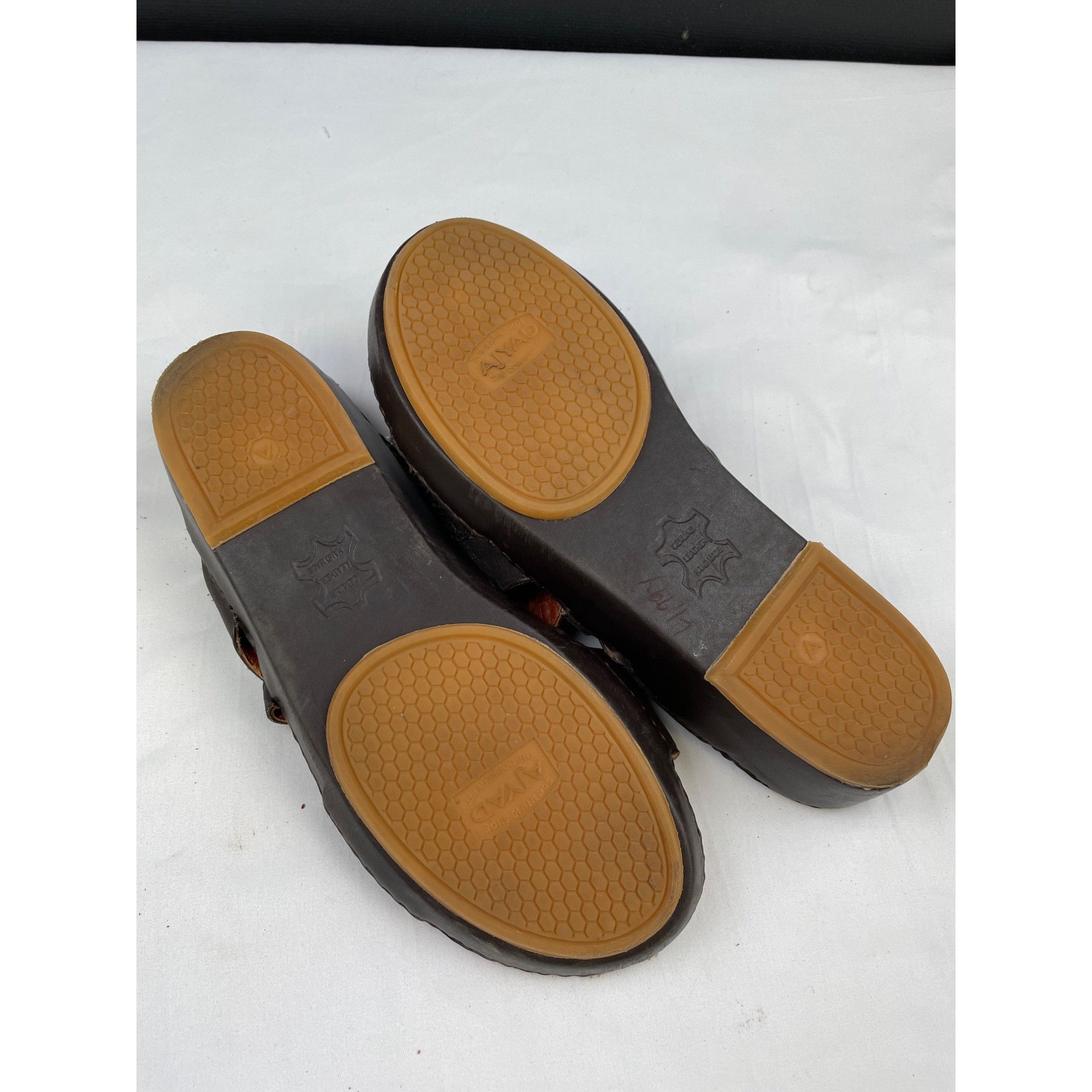Other Ajyad Men's Brown Leather Sandals/Shoes/Slip on Size 11 SKU Size US 11 / EU 44 - 9 Thumbnail