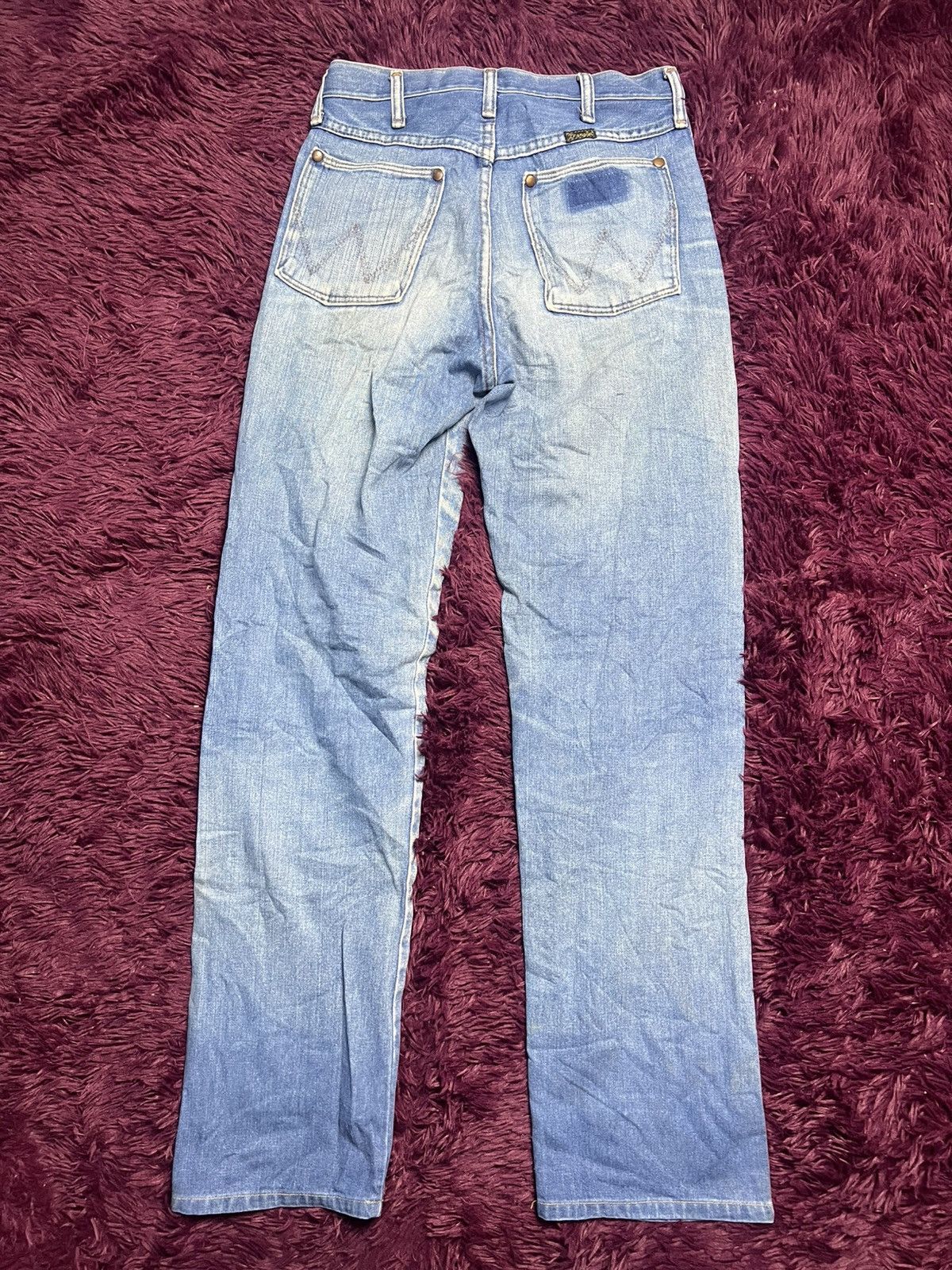 Wrangler Wrangler VTG70s Distressed Denim IFA Frisbee Promo Patch(47) Size US 29 - 2 Thumbnail
