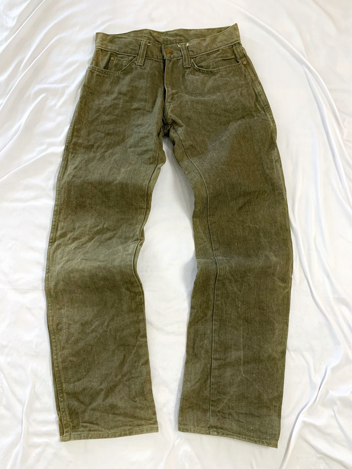 Vintage Very rare canton jeans scrubdenim saltydog sanforized Size US 27 - 4 Thumbnail