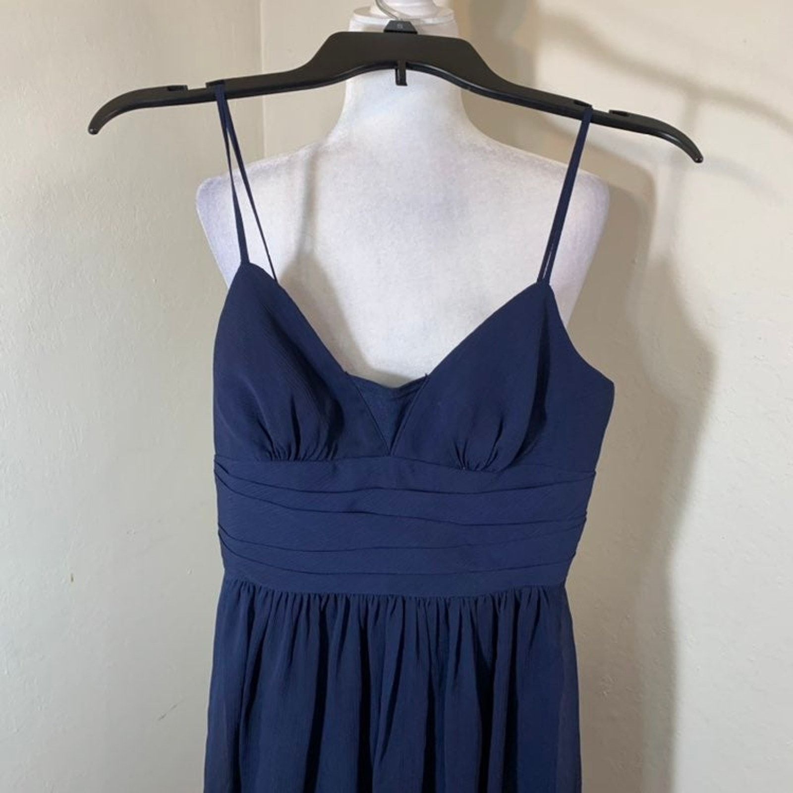 Other David’s Bridal Dress, Blue Chiffon Dress size 0 Size XS / US 0-2 / IT 36-38 - 3 Thumbnail
