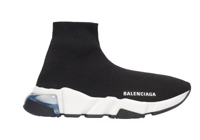 image of Balenciaga O1In1G1223 Speed Clear Sole Sneaker In Black, Women's (Size 4)