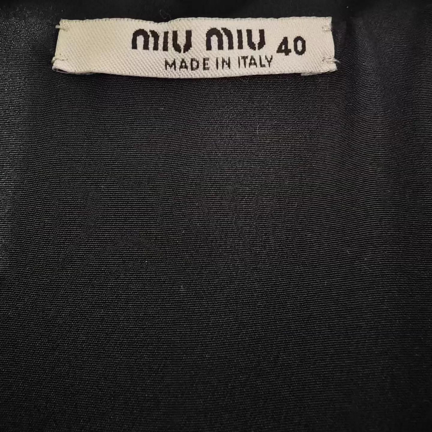 Miu Miu MIU MIU women's black velvet sleeveless dress 40 99 Size S / US 4 / IT 40 - 3 Thumbnail