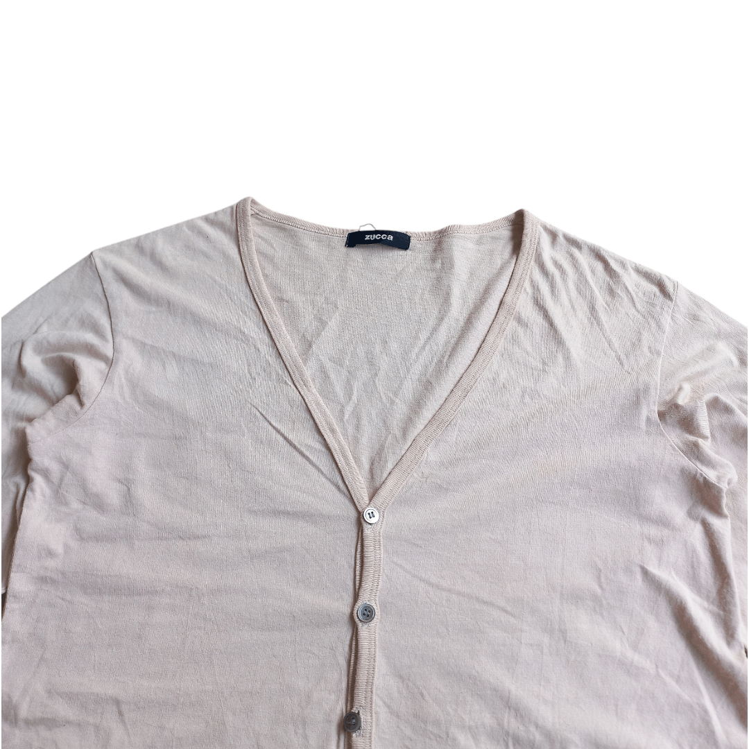 CABANE de ZUCCa Zucca Issey Miyake - Blank Cardigan Size US M / EU 48-50 / 2 - 2 Thumbnail