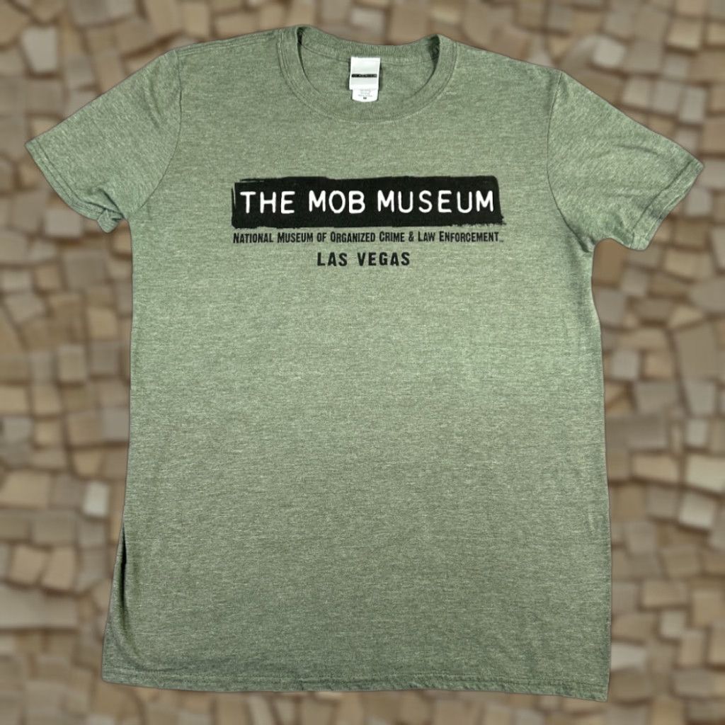 Vintage Mob Museum Shirt Adult MEDIUM Green Las Vegas Organized Crime Mafia Police Size US M / EU 48-50 / 2 - 1 Thumbnail