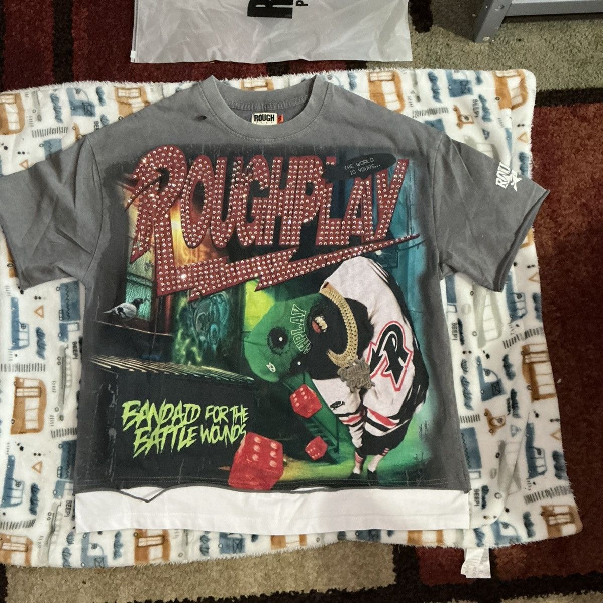 Other RoughPlay "Battle Wound" graphic T-shirt. Size US S / EU 44-46 / 1 - 2 Thumbnail
