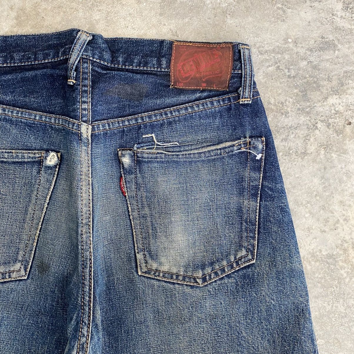 Denime Vintage 90’s Denime Japan Faded Blue Selvedge Jeans Size US 29 - 15 Thumbnail