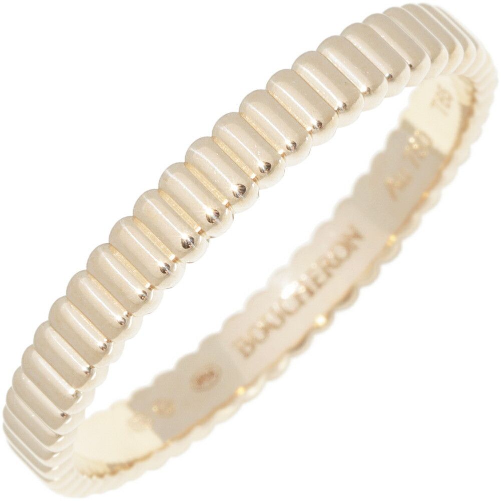 Other Boucheron Boucheron Quatre Grosgrain Au750 Ring Size 24 Precious Metal Ring JAL01169 DUTY FREE for USA Size ONE SIZE - 1 Thumbnail
