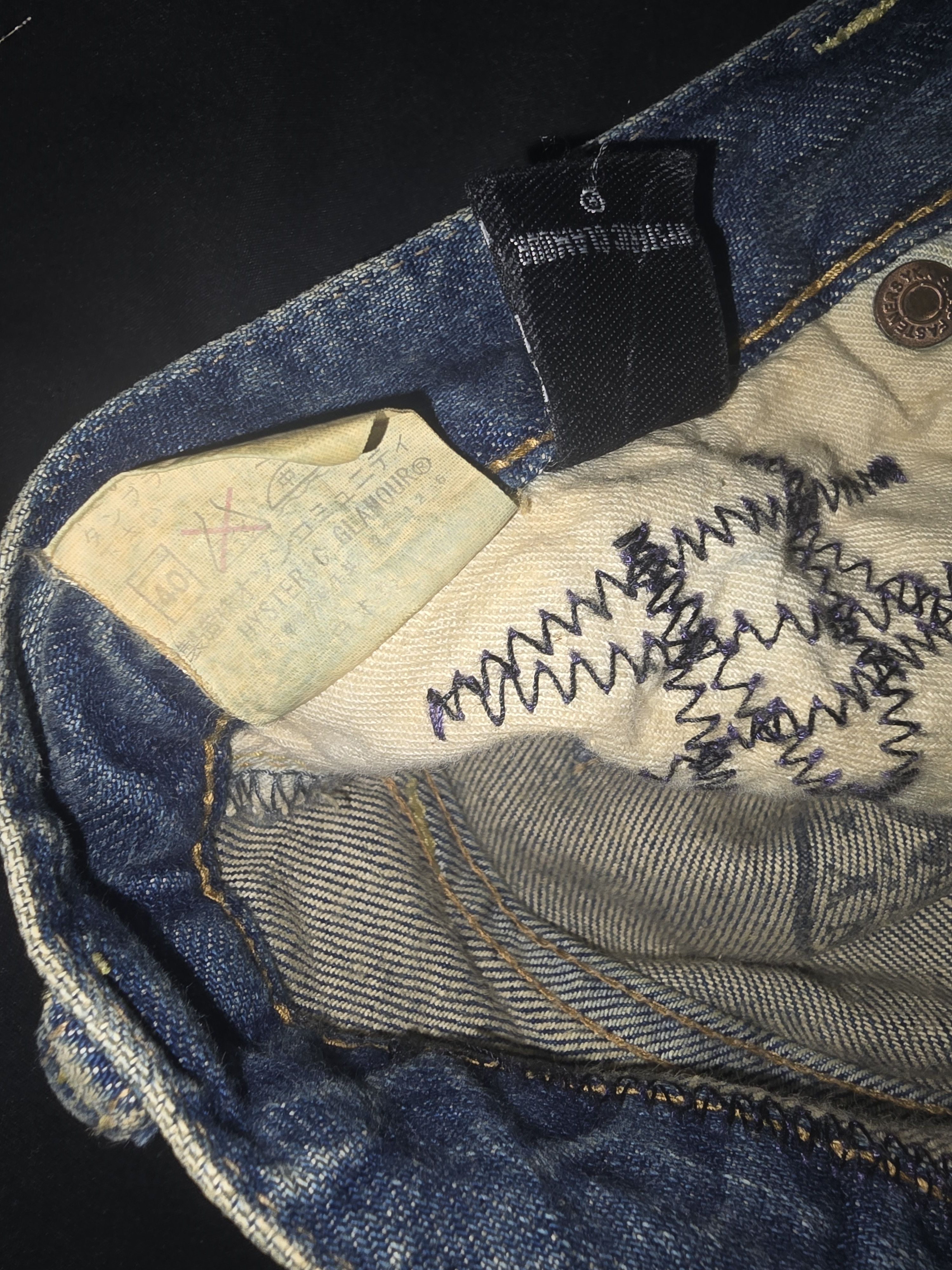 Hysteric Glamour Hysteric Glamour X Ramones Studded Lyric Jeans Size 27" / US 4 / IT 40 - 7 Thumbnail