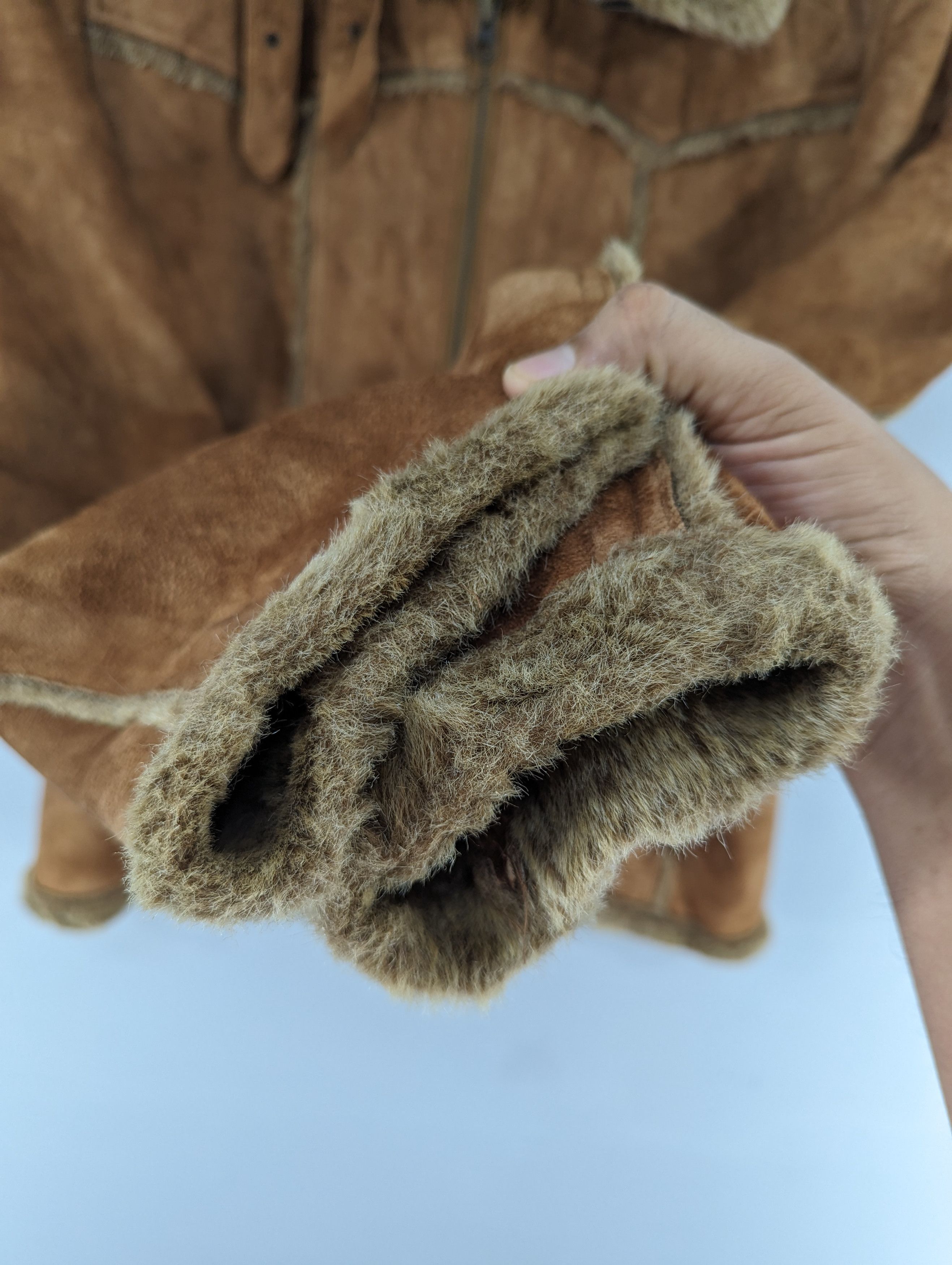 semanticdesign Vintage Semantic Design Faux Fur Motorcycle Style Jacket Size US M / EU 48-50 / 2 - 7 Thumbnail