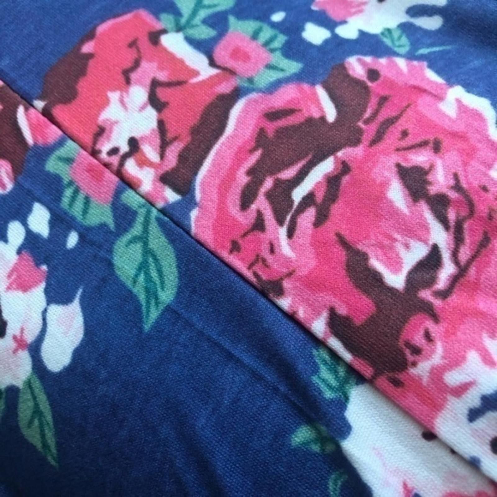 Designer Floral Drawstring Lounge Pants NWT Size 32" / US 10 / IT 46 - 4 Thumbnail